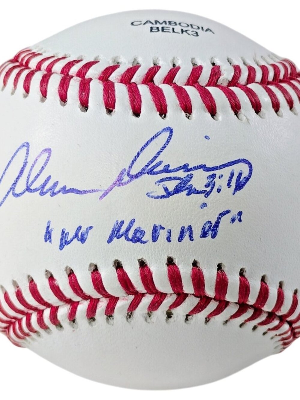 Alvin Davis Autographed Baseball Seattle Mariners Mr Mariner COA